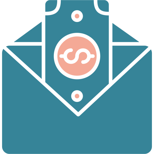 chèque de paie Icône gratuit chèque de paie Icône gratuit