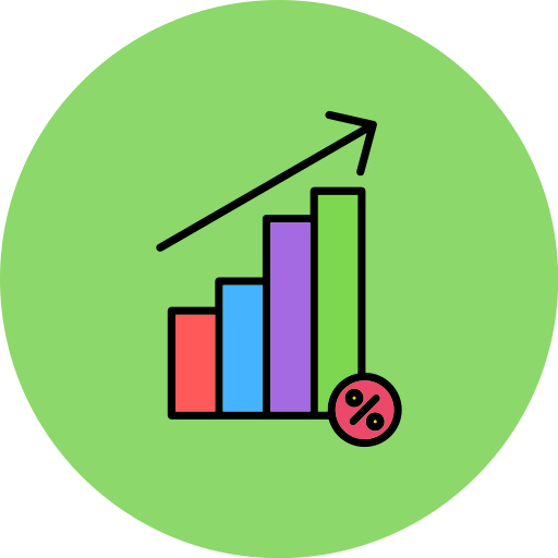 tasa de interés icono gratis