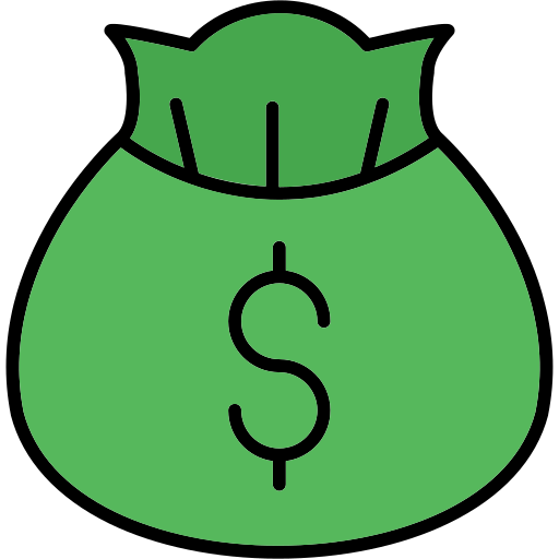 bolsa de dinheiro grátis ícone