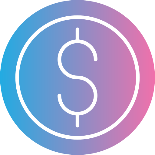 moeda de dólar grátis ícone