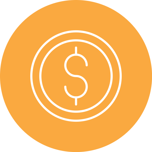 moeda de dólar grátis ícone moeda de dólar grátis ícone