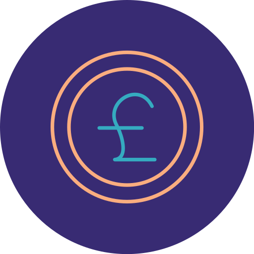 moeda de libra grátis ícone moeda de libra grátis ícone