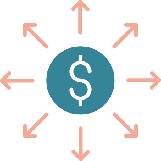 réseau du dollar Icône gratuit réseau du dollar Icône gratuit