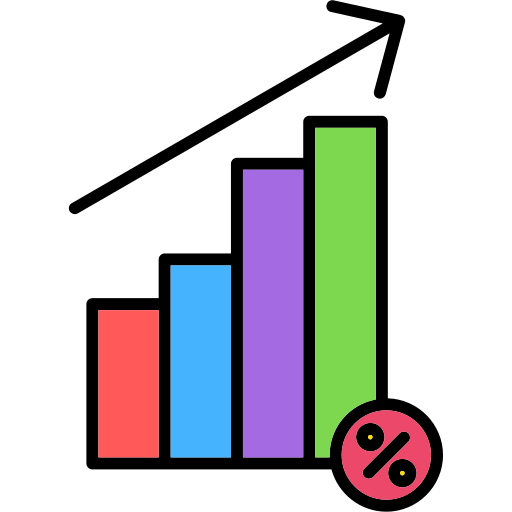 tasa de interés icono gratis