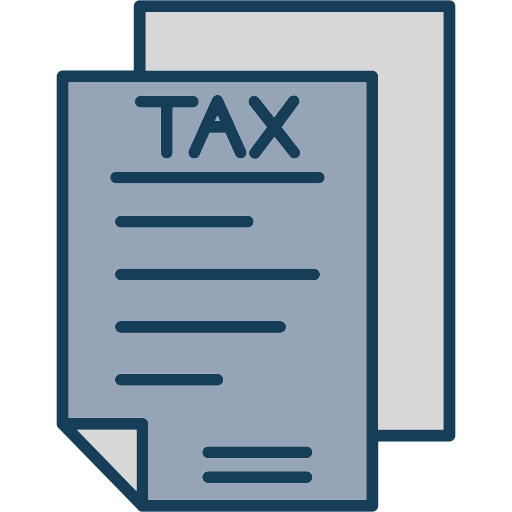 impuestos icono gratis