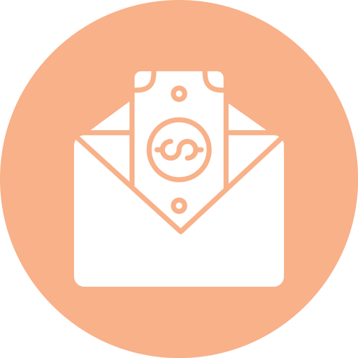 chèque de paie Icône gratuit chèque de paie Icône gratuit