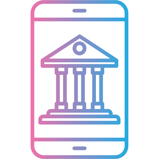 Mobile banking free icon