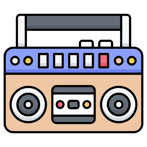 radio portátil icono gratis