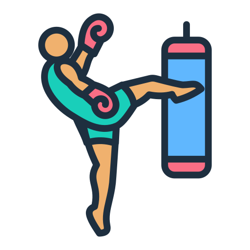 kickboxing Icône gratuit kickboxing Icône gratuit