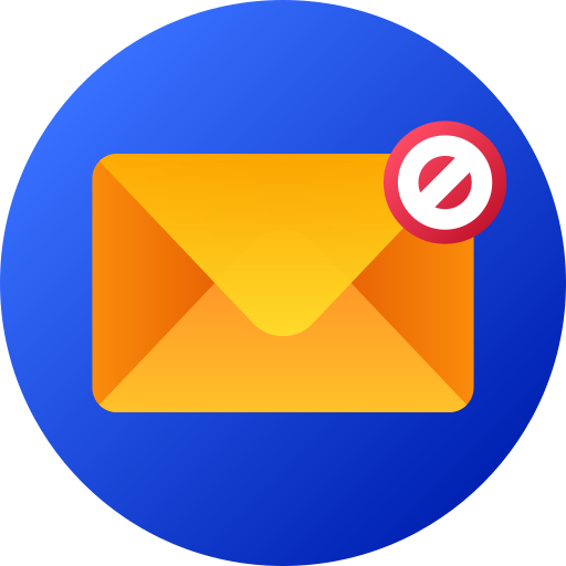 bloquear correo icono gratis