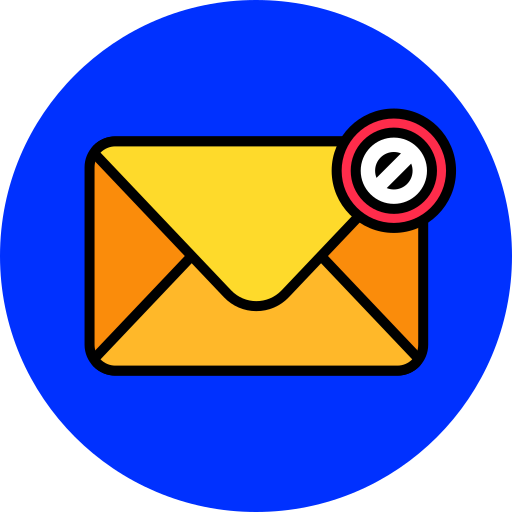 bloquear correo icono gratis