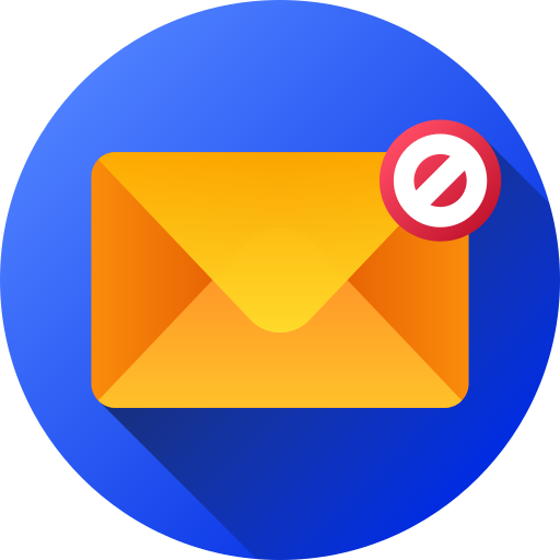 bloquear correo icono gratis