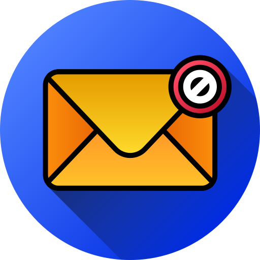 bloquear correo icono gratis