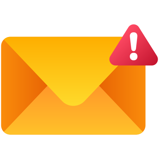 alerta de correo electrónico icono gratis