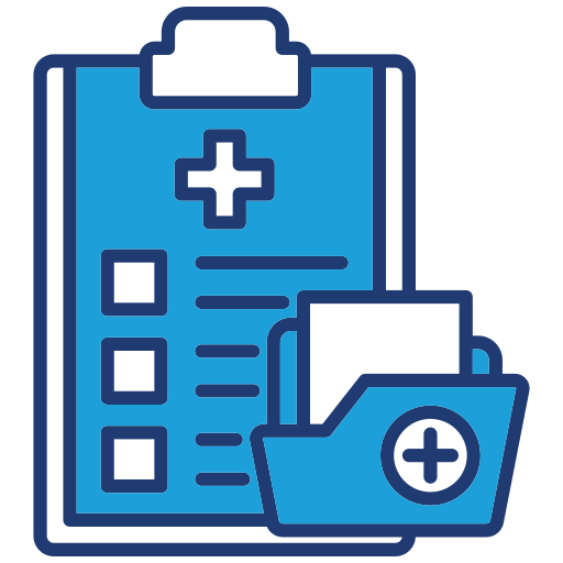 historial médico icono gratis