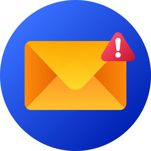 alerta de correo electrónico icono gratis