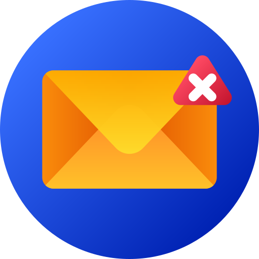 alerta de correo electrónico icono gratis