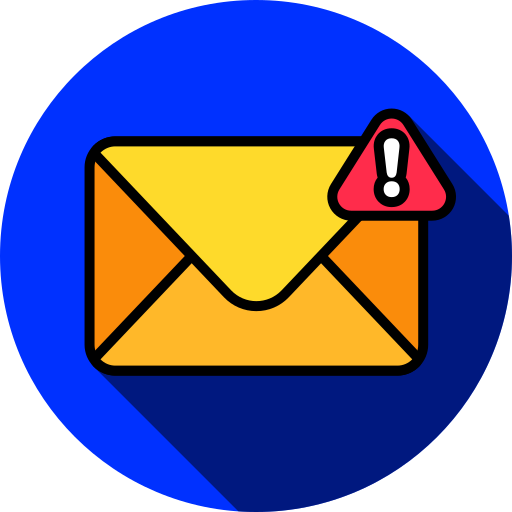 alerta de correo electrónico icono gratis