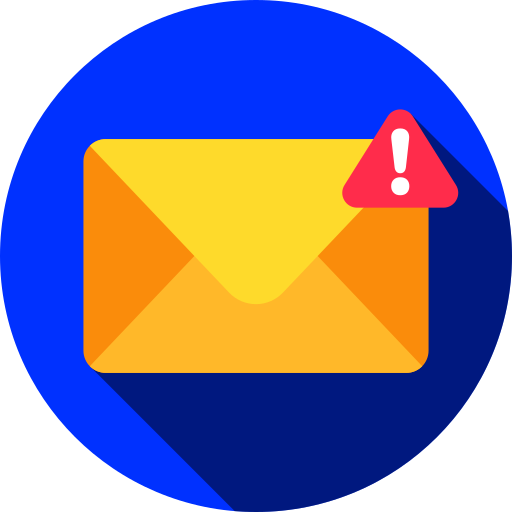 alerta de correo electrónico icono gratis