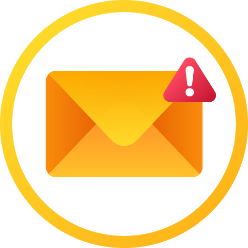 alerta de correo electrónico icono gratis