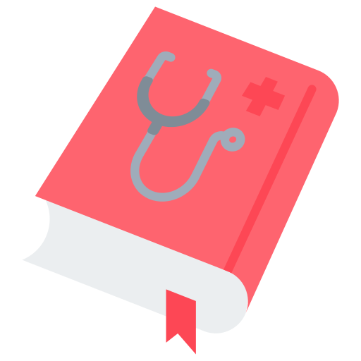 libro de medicina icono gratis