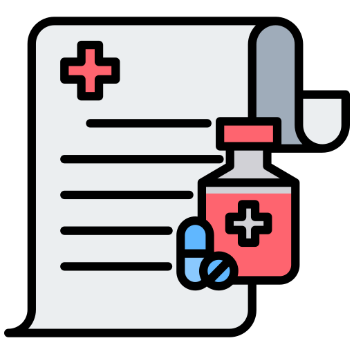 prescripción icono gratis