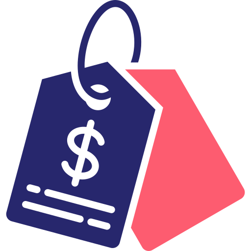 etiqueta de precio icono gratis