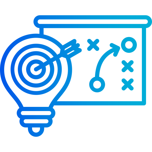 Marketing strategy free icon
