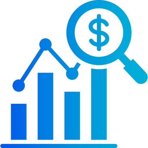 Market analysis free icon