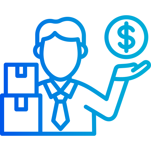 vendedor icono gratis