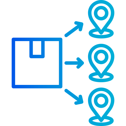 Distribution free icon