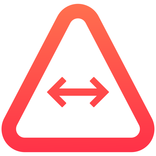 Two way road free icon
