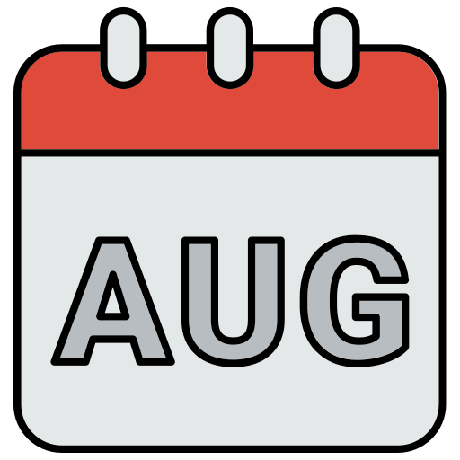 agosto icono gratis