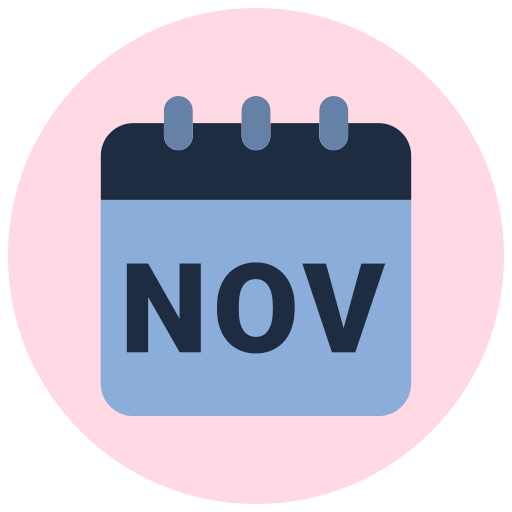 noviembre icono gratis