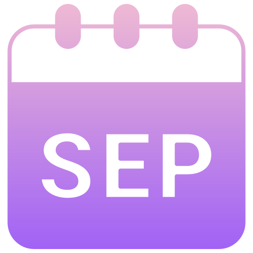 septiembre icono gratis
