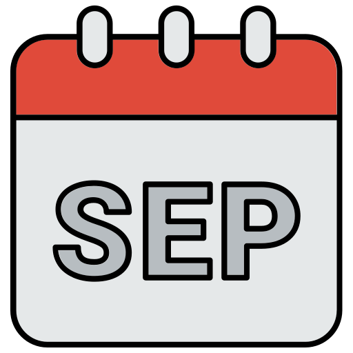 septiembre icono gratis