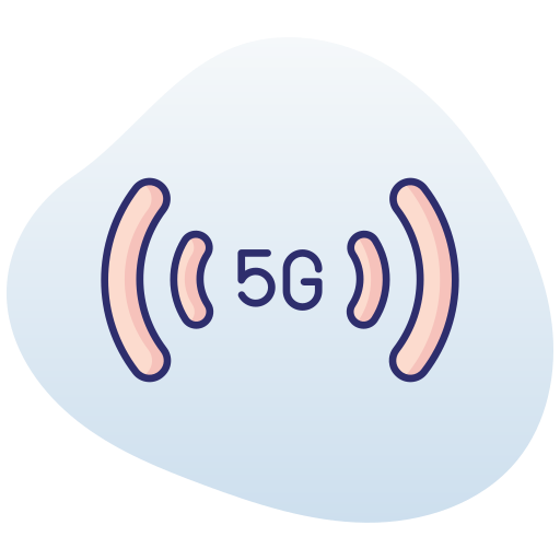 señales 5g icono gratis