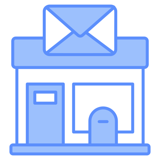 oficina de correos icono gratis