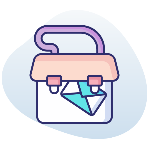 bolsa postal icono gratis