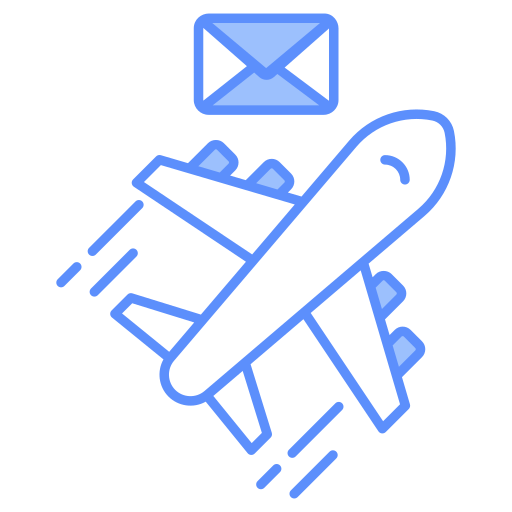 correo aéreo icono gratis