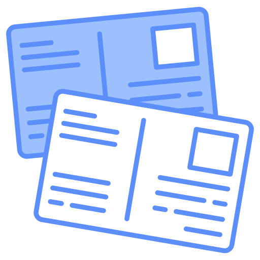 postales icono gratis