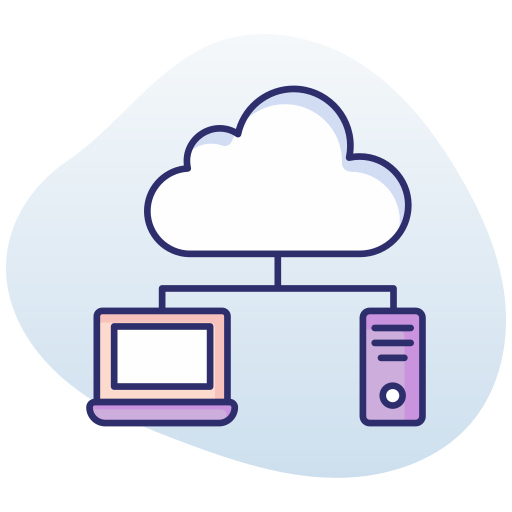 computación en la nube icono gratis