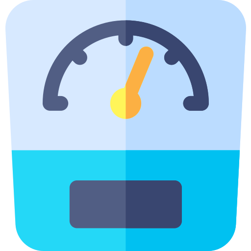 Speedometer Basic Rounded Flat icon