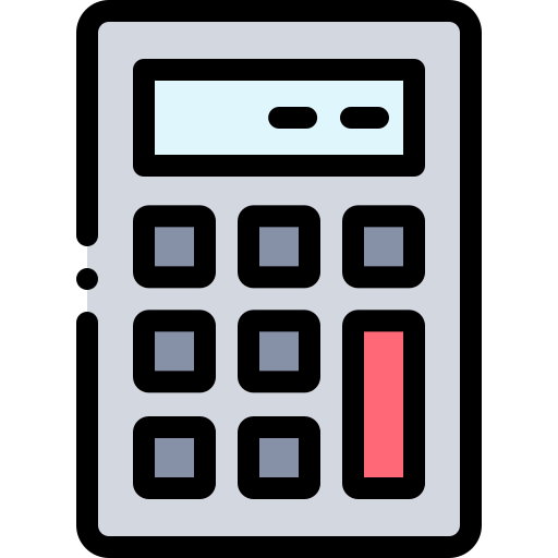 Calculating Detailed Rounded Lineal color icon