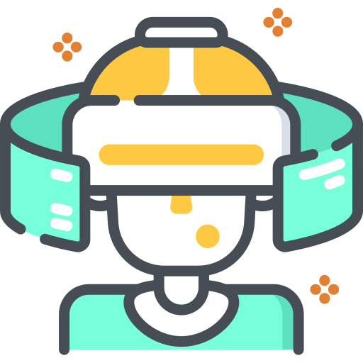 Realidad virtual icono gratis