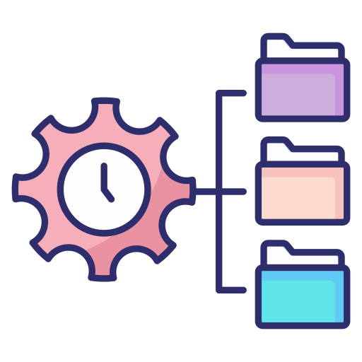 gestión de datos icono gratis