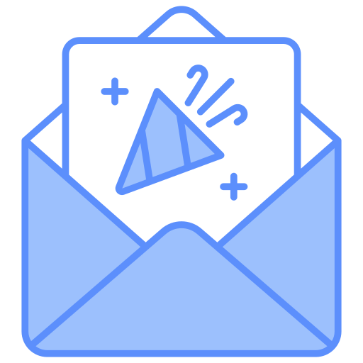 invitación icono gratis