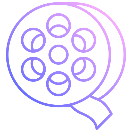 rollo de película icono gratis