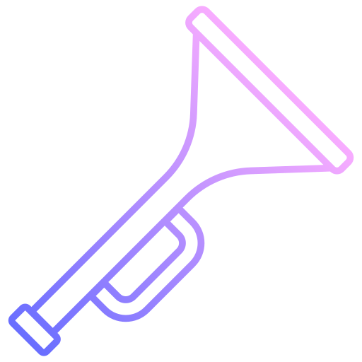 trompeta icono gratis