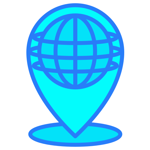 tecnología geoespacial icono gratis